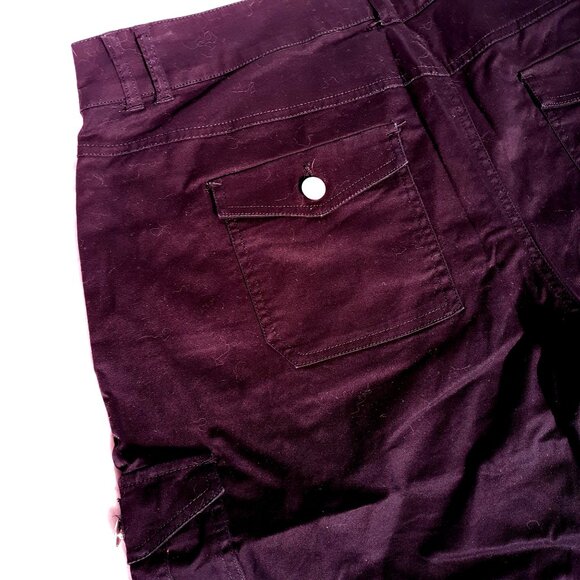 Venezia Womens Black Cargo Bermuda Shorts with Zipper Detail & Pockets Casual We - Picture 4 of 8